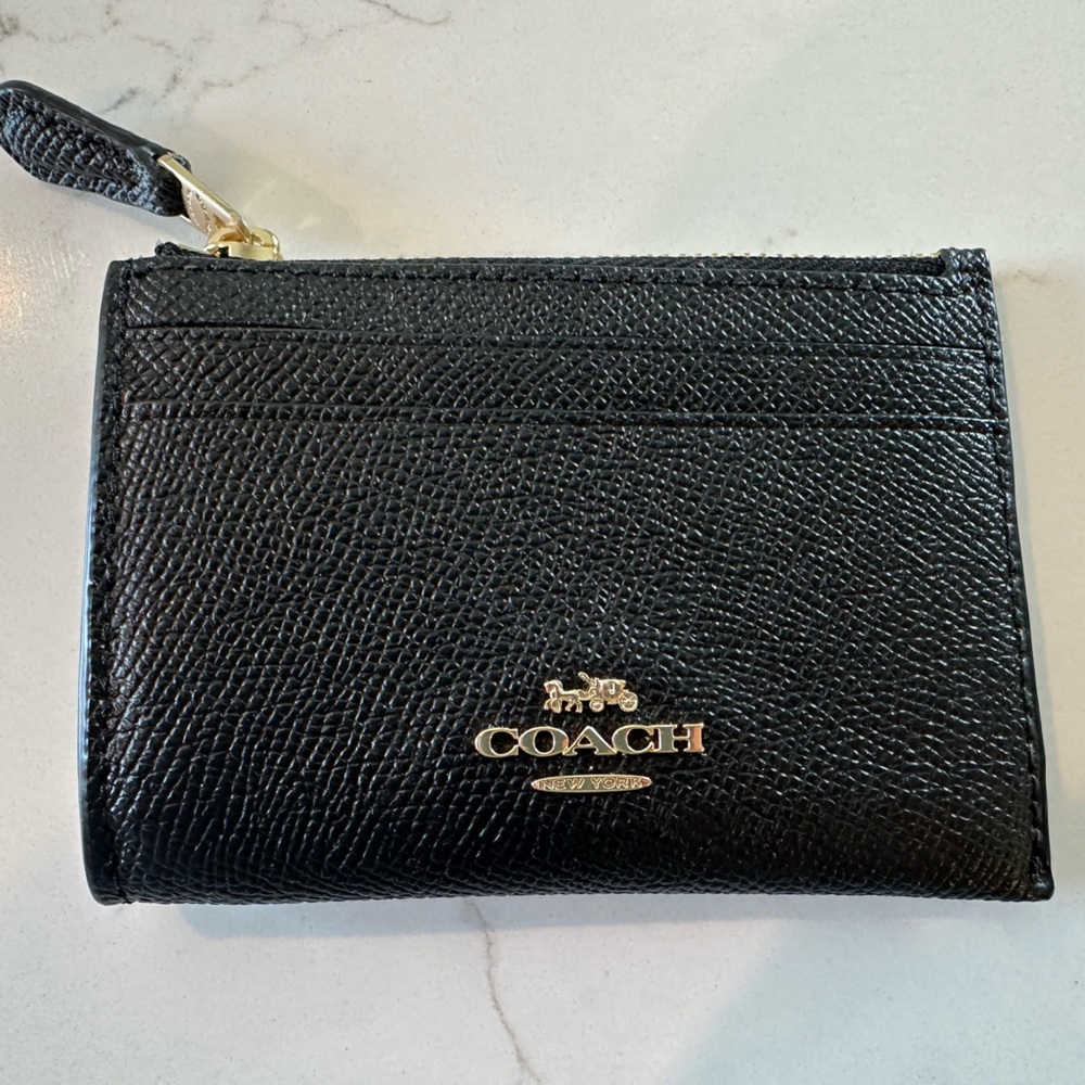 Black Coach Card Case